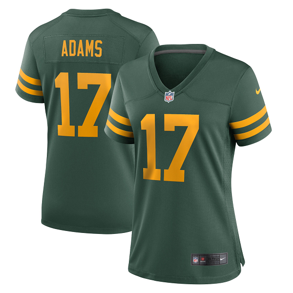 Nike Women's Green Bay Packers Davante Adams Green Alternate Game Player NFL Jersey