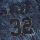 Men's Utah Jazz Karl Malone Mitchell & Ness Black Hardwood Classics 1991/92 Tie-Dye Swingman Jersey