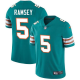 Youth Miami Dolphins #5 Jalen Ramsey Miami Green NFL Vapor Limited Jersey