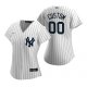 Women's New York Yankees Custom Nike White 2020 Home Jersey