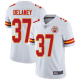 Men's Nike Kansas City Chiefs #37 Joe Delaney White Stitched NFL Vapor Untouchable Limited Jersey