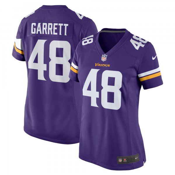 Women's Minnesota Vikings Chris Garrett Nike Purple Home Game Player Jersey