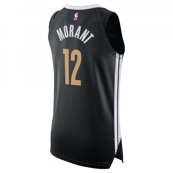 Men's Memphis Grizzlies Ja Morant Nike Black  Jersey - City Edition