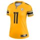 Women's Pittsburgh Steelers Chase Claypool Nike Gold Inverted Legend Game Jersey