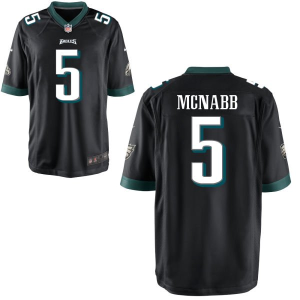 Youth Nike Philadelphia Eagles #5 Donovan Mcnabb Game Black Alternate NFL Jersey