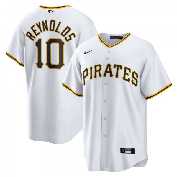 Men's Pittsburgh Pirates Bryan Reynolds Nike White Replica Player Jersey