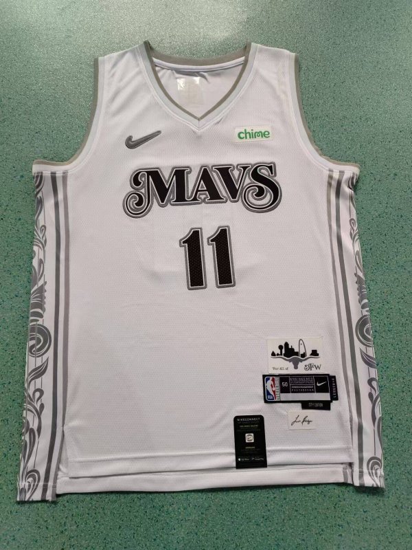 Men's #11 Kyrie Irving Dallas Mavericks White City Edition Jersey