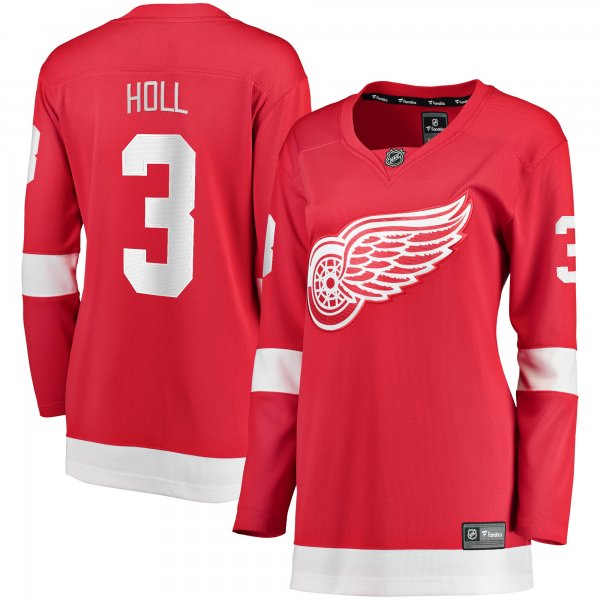 Women's Detroit Red Wings Justin Holl Fanatics Red Home Breakaway Player Jersey