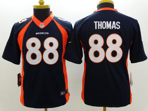 Nike Denver Broncos #88 Demaryius Thomas Blue Alternate Youth Stitched NFL New Limited Jersey