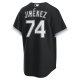 Men's Chicago White Sox Eloy Jimenez Nike Black Alternate Replica Player Name Jersey