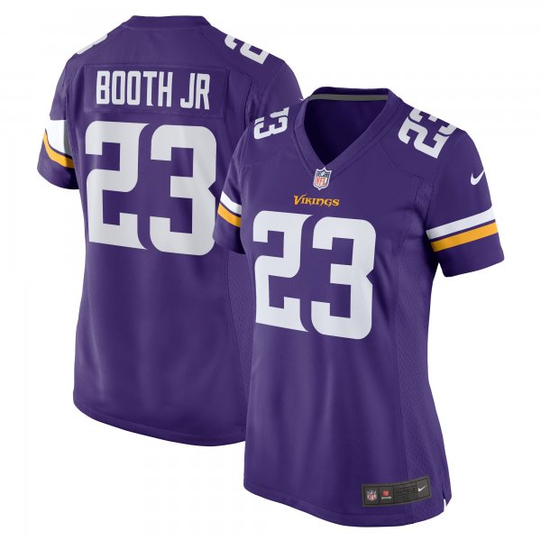 Women's Minnesota Vikings Andrew Booth Jr. Nike Purple Player Game Jersey