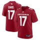 Men's Arizona Cardinals Kaden Davis Nike  Cardinal Team Game Jersey