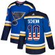 Adidas St. Louis Blues #10 Brayden Schenn Blue Home USA Flag Stitched NHL Jersey