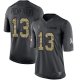 Men's Las Vegas Raiders #13 Hunter Renfrow Limited Black 2016 Salute to Service NFL Jersey