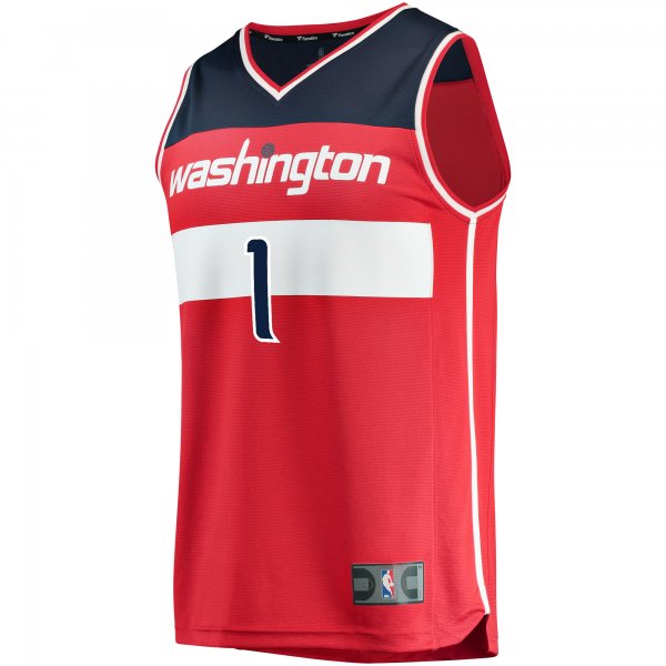 Youth Washington Wizards Johnny Davis Fanatics Red Fast Break Replica Jersey - Icon Edition