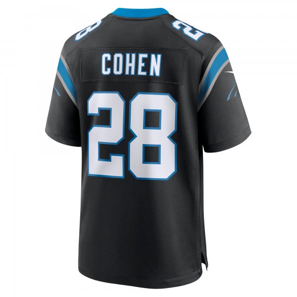 Men's Carolina Panthers Tarik Cohen Nike  Black  Game Jersey