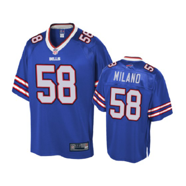 Buffalo Bills #58 Matt Milano Royal Pro Line Youth Jersey