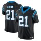 Men's Carolina Panthers Jeremy Chinn Nike Black Vapor F.U.S.E. Limited Jersey