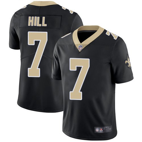 New Orleans Saints #7 Taysom Hill Black Team Color Youth Stitched NFL Vapor Untouchable Limited Jersey