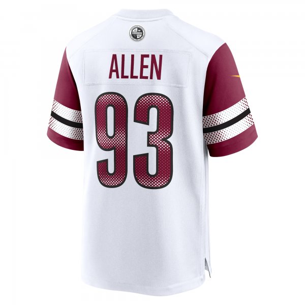 Men's Washington Commanders Jonathan Allen Nike White Game Jersey